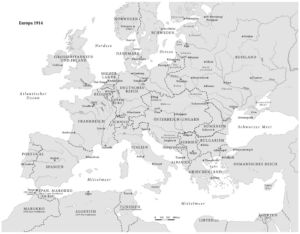 Europa in den Grenzen von 1914