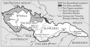 Tschechoslowakei 1938 bis 1939