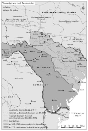 Transnistrien und Bessarabien 1942