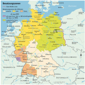 Besatzungszonen in Deutschland