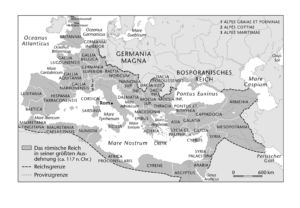 Römisches Reich 117 nach Christus