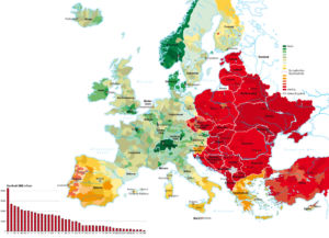 Kaufkraft in Europa 2008