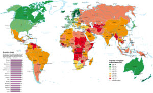 Korruption in der Welt 2009