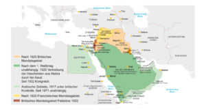 Mittlerer Osten 1917 bis 1971