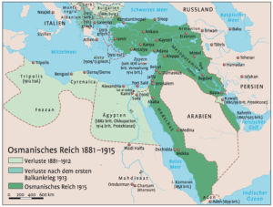 Osmanisches Reich 1881 bis 1915