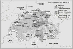 Schweiz 1536 bis 1798