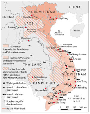 Kambodscha und Vietnam 1970
