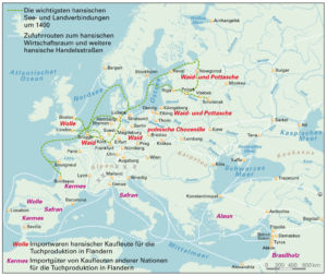 Hanse in Europe 1400