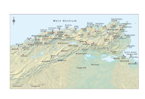 Roman roads in Northafrica