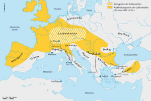 Latène culture in Europe 400 before Christ