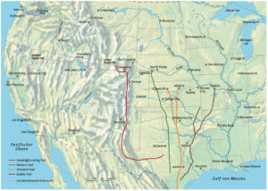 Trails in Northamerica