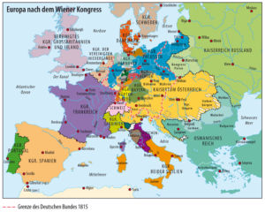 Europa nach dem Wiener Kongreß 1815