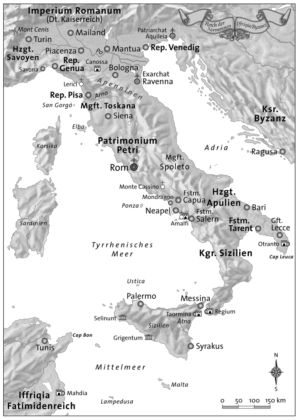 Reich der Normannen in Italien