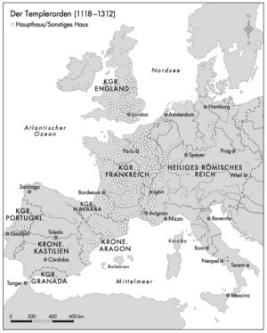 Templer in Europe 1118–1312