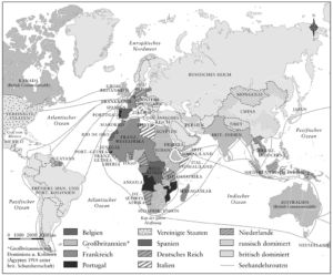 Colonies in the World before the First Worldwar