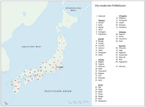 Moderne Präfekturen in Japan