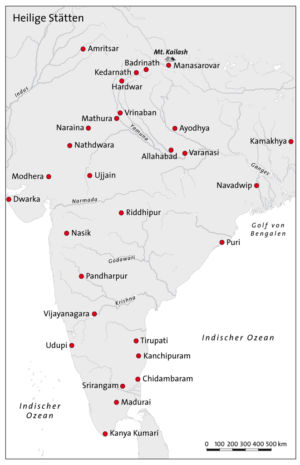 Holy cities in India