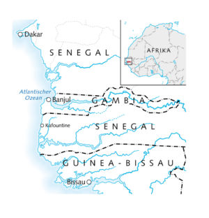 Gambia, Senegal und Guinea-Bissau