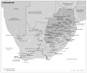 Südafrika 1884 bis 1899