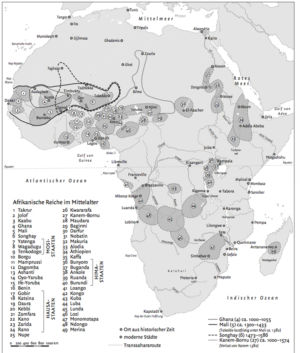 African empires in the Middle Ages