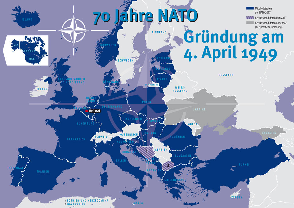70 Jahre NATO (North Atlantic Treaty Organization)