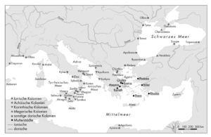 Kolonien im Ost Mittelmeer 