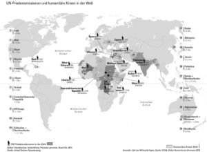 UN peace missions and humanitarian crises in the world